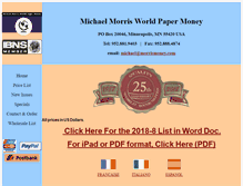 Tablet Screenshot of morrismoney.com